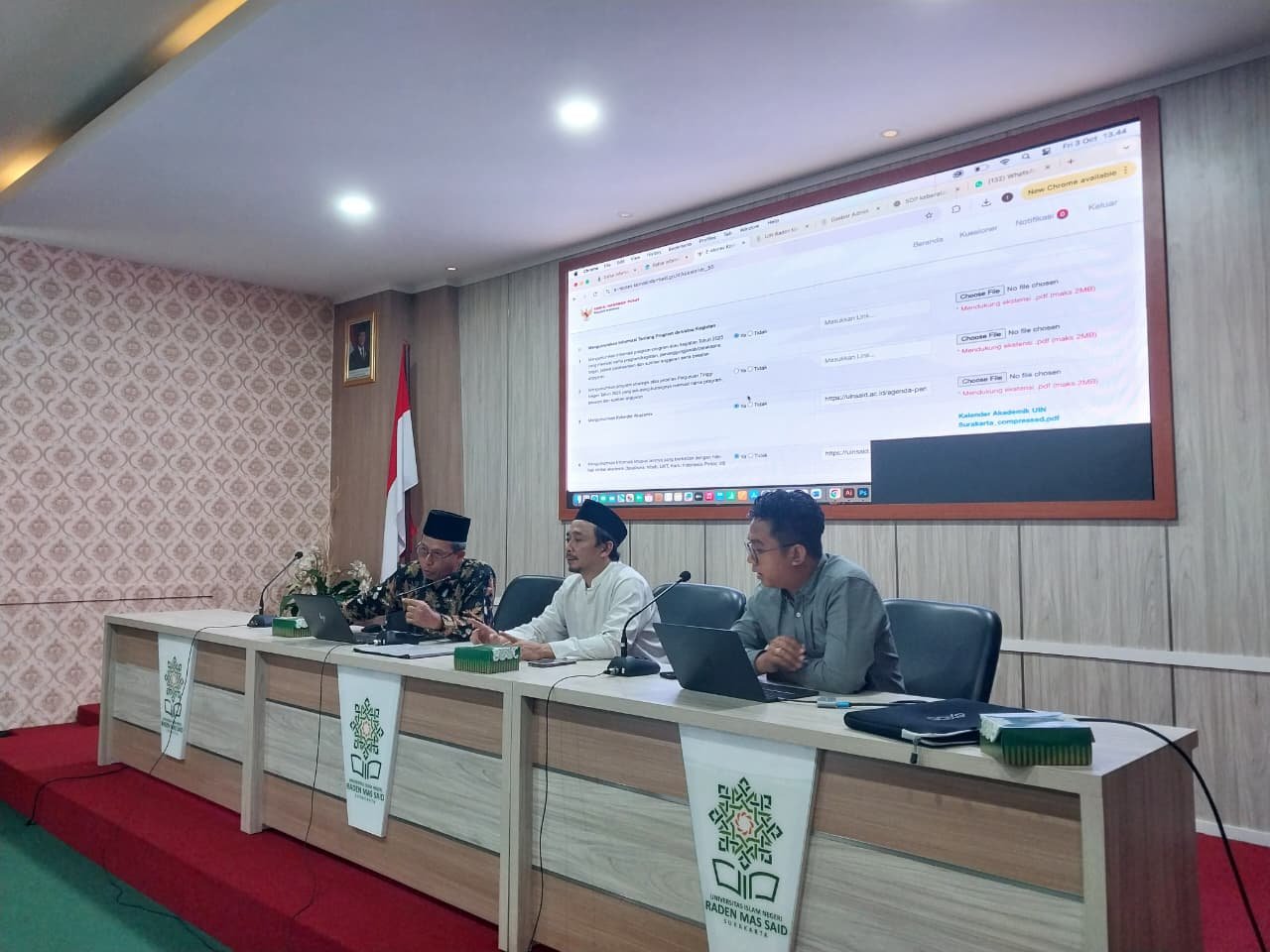 PPID UIN Raden Mas Said Gelar Konsolidasi Pelaporan Pelayanan Informasi Tahun 2025